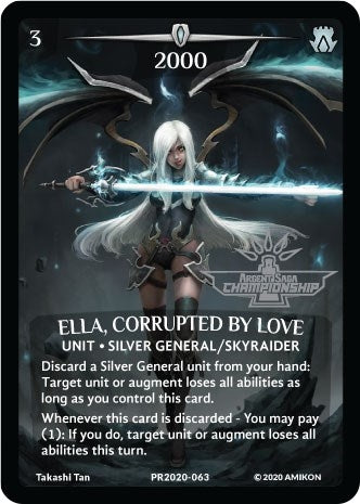 Image for Ella, Corrupted by Love (Full Art) (Argent Saga Championship - Stamped) (Argent Saga Promos) (PR2020-063) - Argent Saga TCG