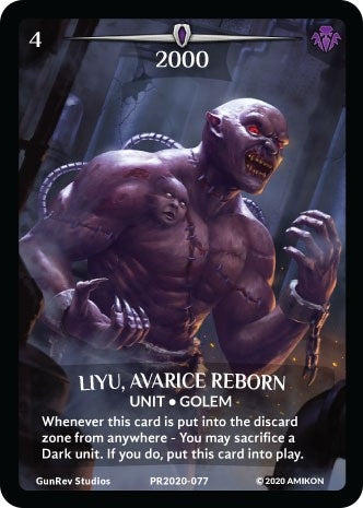 Image for Liyu, Avarice Reborn (Argent Saga Promos) (PR2020-077) - Argent Saga TCG
