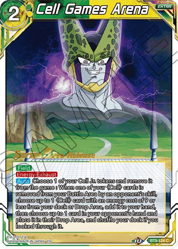 Image for Cell Games Arena (Universal Onslaught Pre-Release Cards) (BT9-124) - Dragon Ball Super: Masters