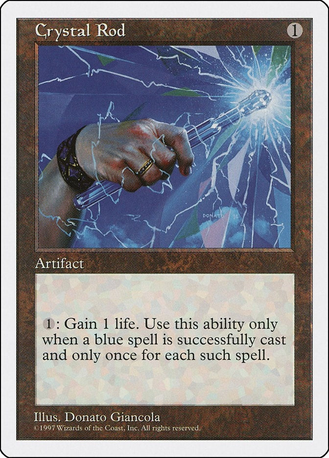 Image for Crystal Rod (Fifth Edition) - Magic: The Gathering