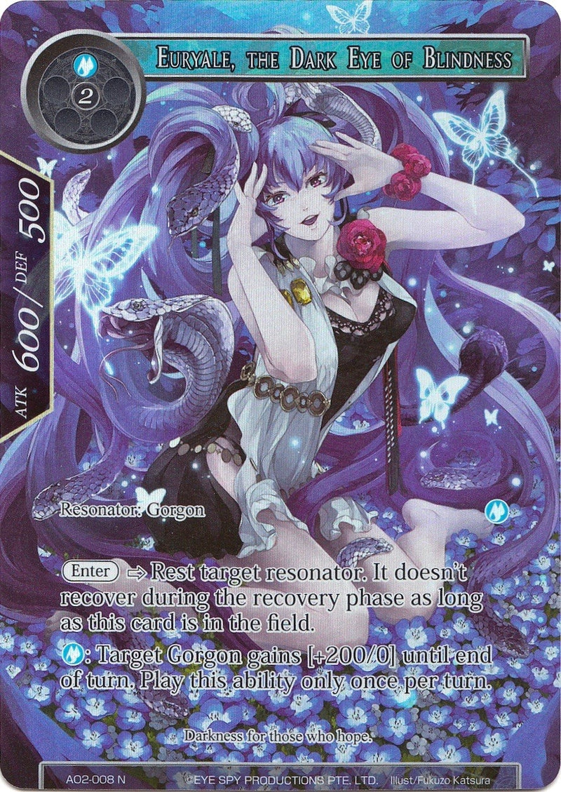 Image for Euryale, the Dark Eye of Blindness (Full Art) (Alice Origin II) (AO2-008) - Force of Will