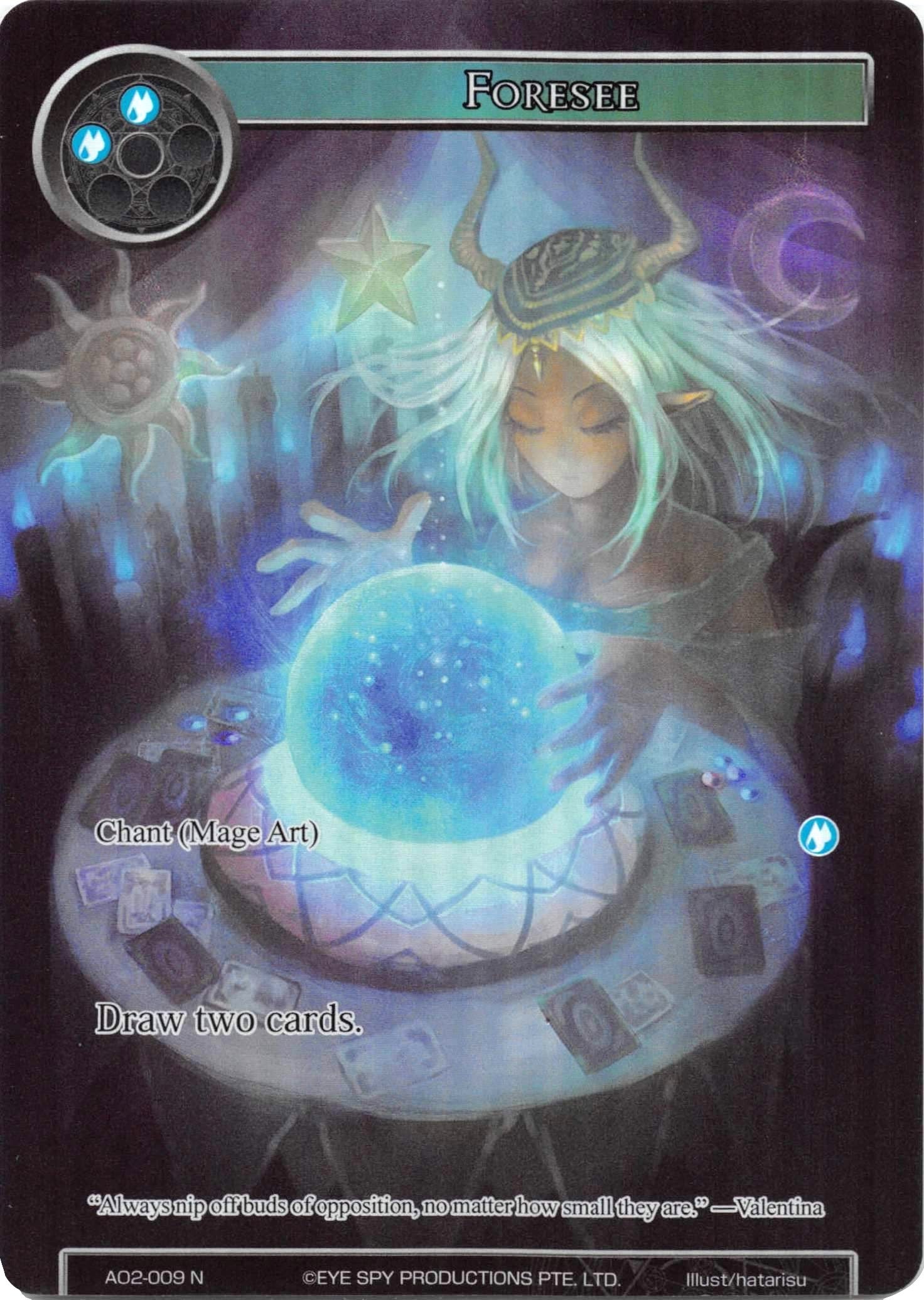 Image for Foresee (Full Art) (Alice Origin II) (AO2-009) - Force of Will