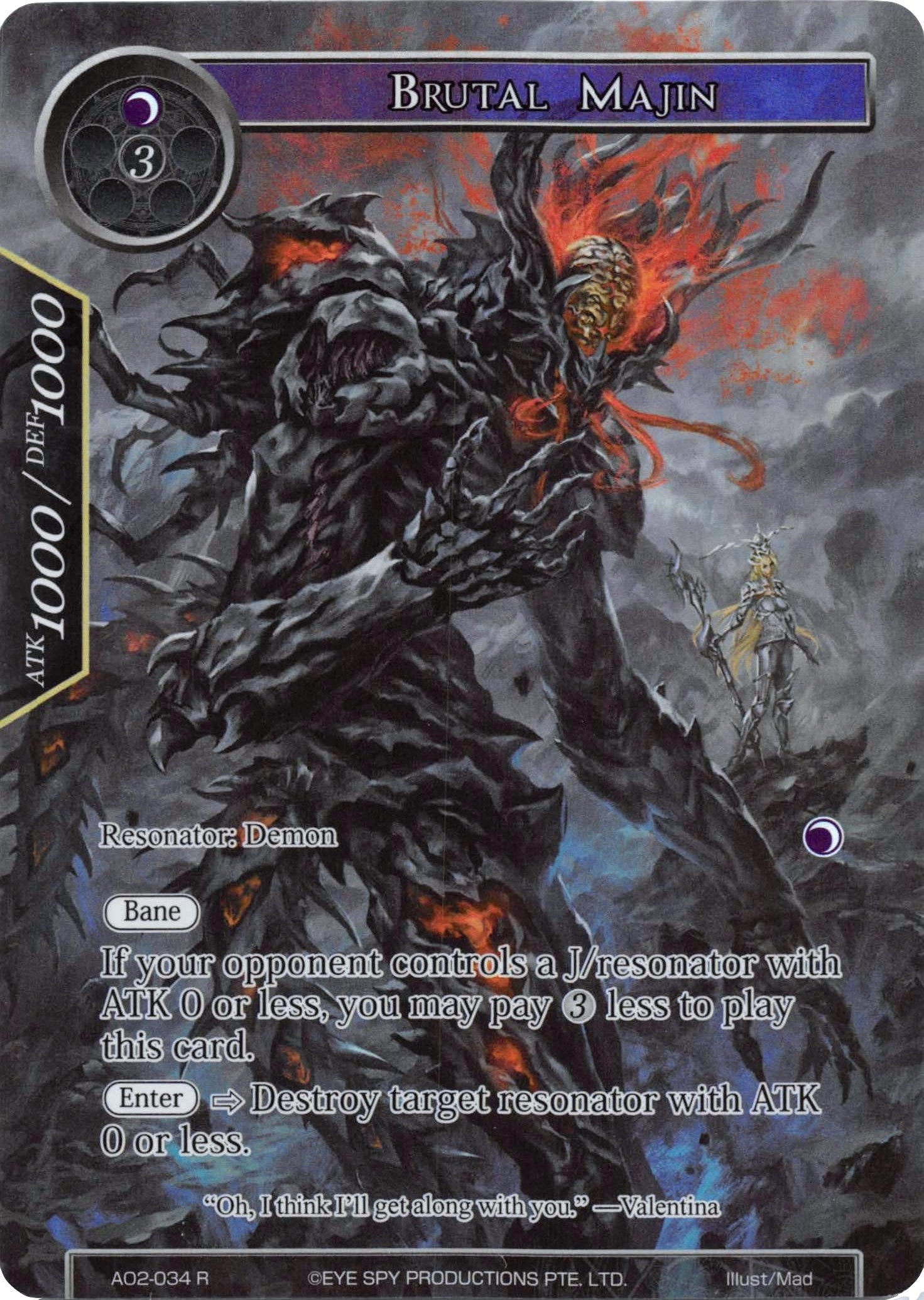 Image for Brutal Majin (Full Art) (Alice Origin II) (AO2-034) - Force of Will