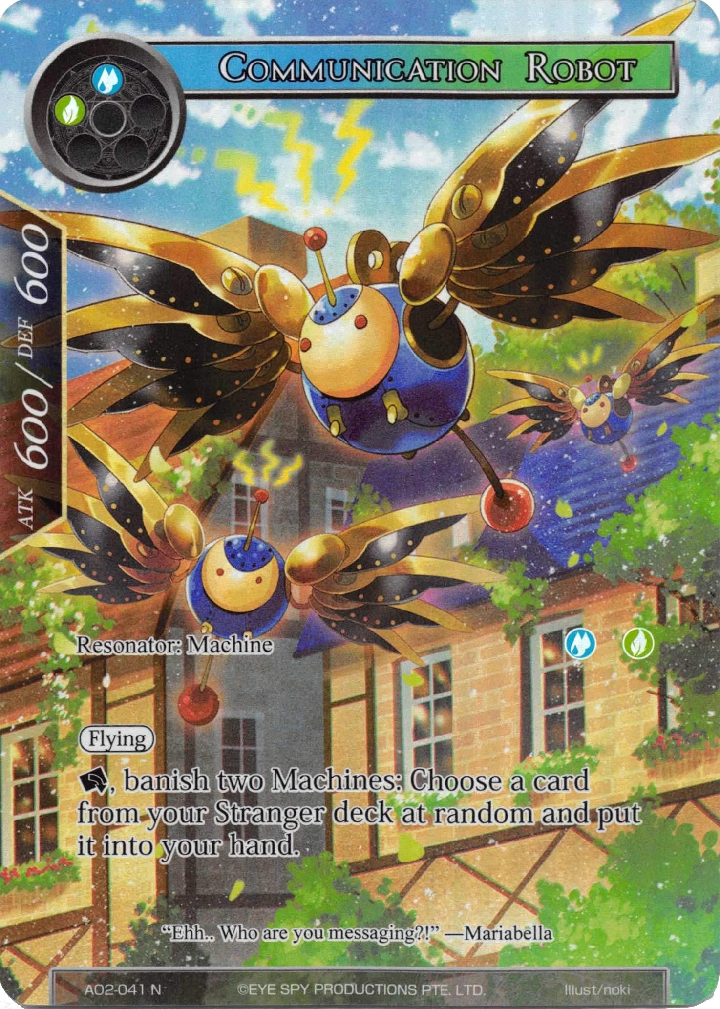 Image for Communication Robot (Full Art) (Alice Origin II) (AO2-041) - Force of Will