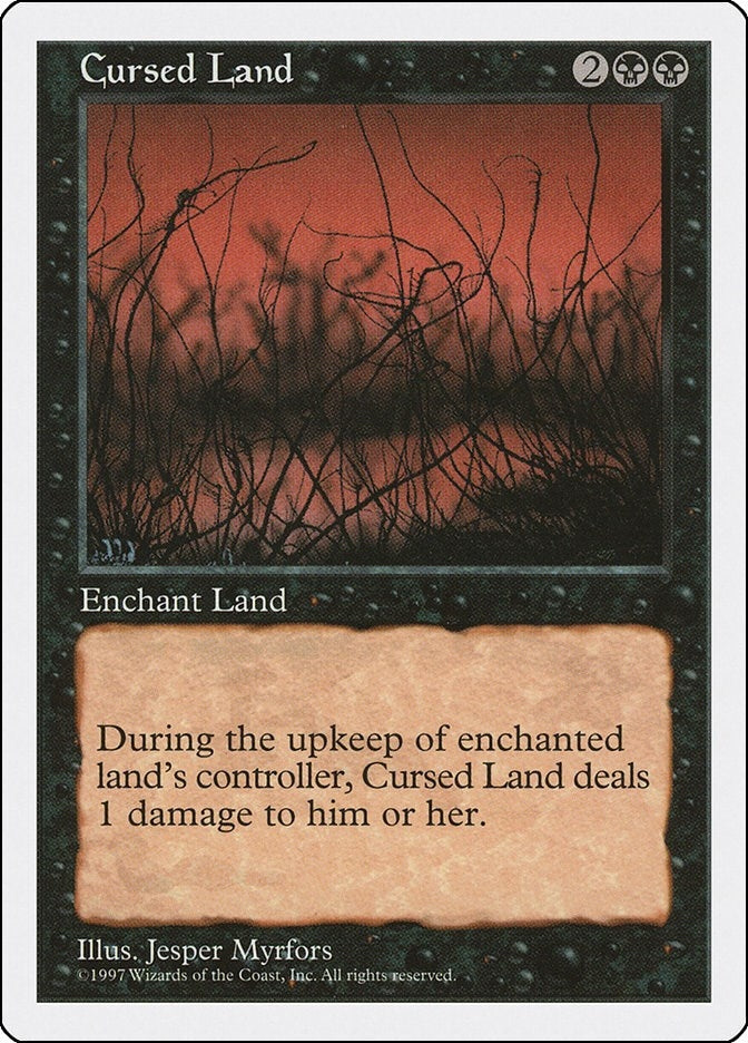 Image for Cursed Land (Fifth Edition) - Magic: The Gathering