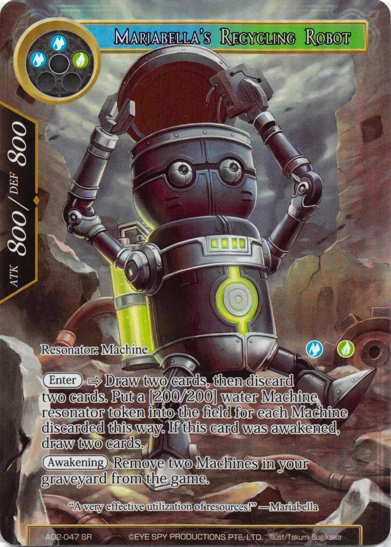 Image for Mariabella's Recycling Robot (Full Art) (Alice Origin II) (AO2-047) - Force of Will