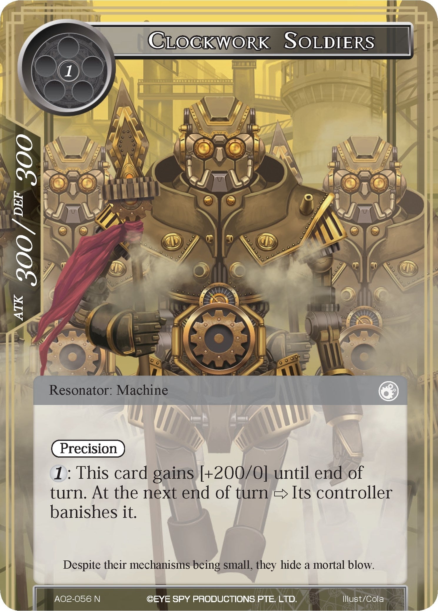 Image for Clockwork Soldiers (Alice Origin II) (AO2-056) - Force of Will