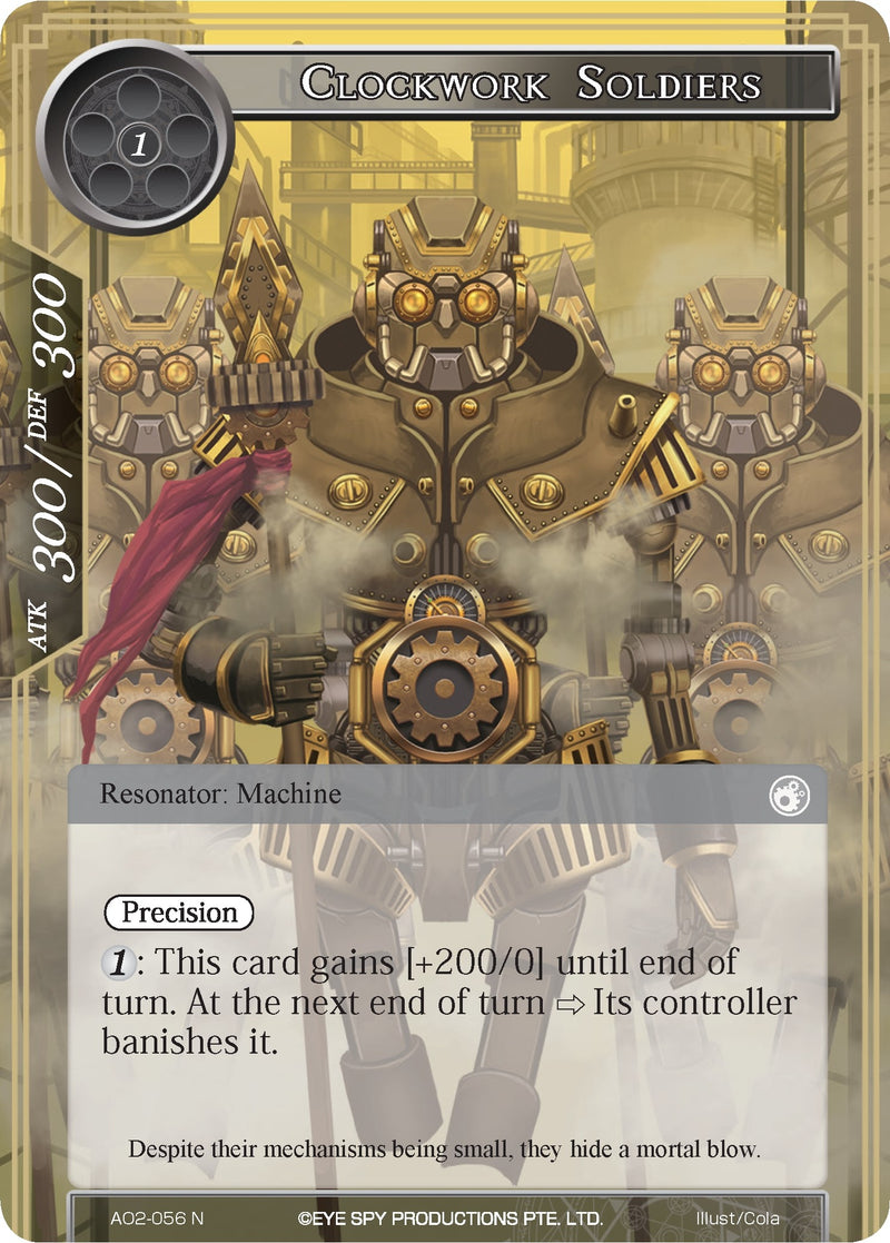 Image for Clockwork Soldiers (Alice Origin II) (AO2-056) - Force of Will