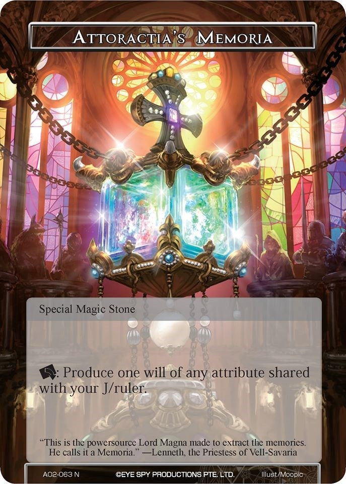 Image for Attoractia's Memoria (Alice Origin II) (AO2-063) - Force of Will