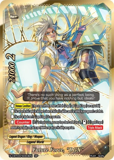 Image for Future Force, "DGX" (SP) (S-CBT03: Ultimate Unite) (S-CBT03/S003EN) - Future Card BuddyFight