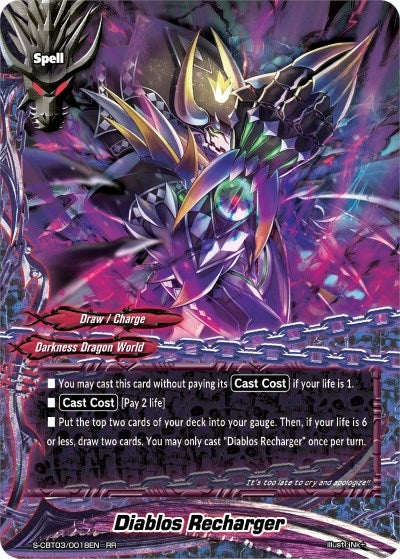 Image for Diablos Recharger (S-CBT03: Ultimate Unite) (S-CBT03/0018EN) - Future Card BuddyFight