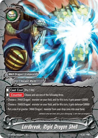 Image for Lordbreak, Rigid Dragon Shell (S-CBT03: Ultimate Unite) (S-CBT03/0028EN) - Future Card BuddyFight