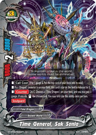 Image for Time General, Sak Sonia (S-CBT03: Ultimate Unite) (S-CBT03/0054EN) - Future Card BuddyFight