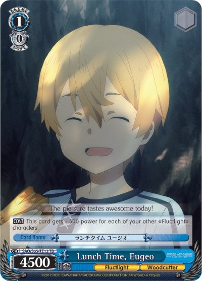 Image for Lunch Time, Eugeo (Sword Art Online -Alicization-) (SAO/S65-TE13 TD) - Weiss Schwarz