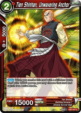 Image for Tien Shinhan, Unwavering Anchor (Draft Box 05 - Divine Multiverse) (DB2-003) - Dragon Ball Super: Masters