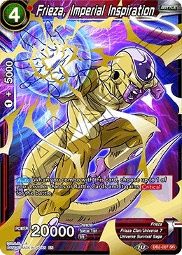 Image for Frieza, Imperial Inspiration (Draft Box 05 - Divine Multiverse) (DB2-007) - Dragon Ball Super: Masters