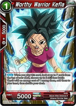 Image for Worthy Warrior Kefla (Draft Box 05 - Divine Multiverse) (DB2-009) - Dragon Ball Super: Masters