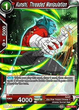 Image for Kunshi, Threaded Manipulation (Draft Box 05 - Divine Multiverse) (DB2-024) - Dragon Ball Super: Masters