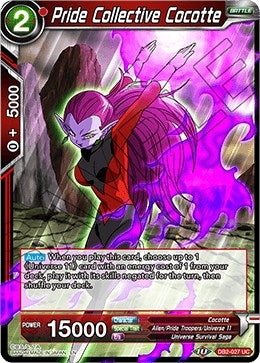 Image for Pride Collective Cocotte (Draft Box 05 - Divine Multiverse) (DB2-027) - Dragon Ball Super: Masters