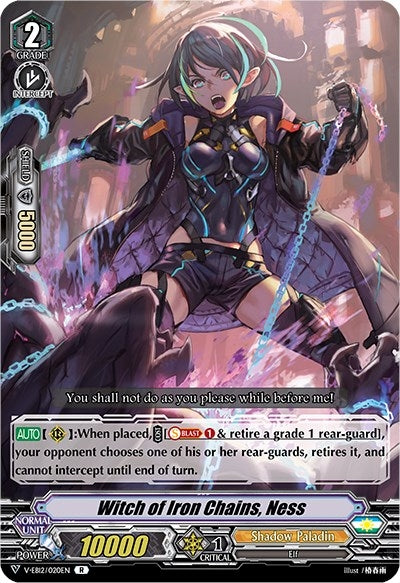 Image for Witch of Iron Chains, Ness (V-EB12: Team Dragon's Vanity) (V-EB12/020EN) - Cardfight Vanguard