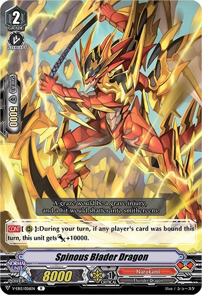 Image for Spinous Blader Dragon (V-EB12: Team Dragon's Vanity) (V-EB12/026EN) - Cardfight Vanguard