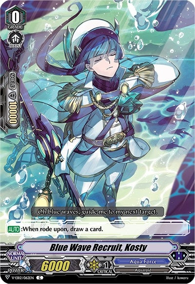 Image for Blue Wave Recruit, Kosty (V-EB12: Team Dragon's Vanity) (V-EB12/062EN) - Cardfight Vanguard
