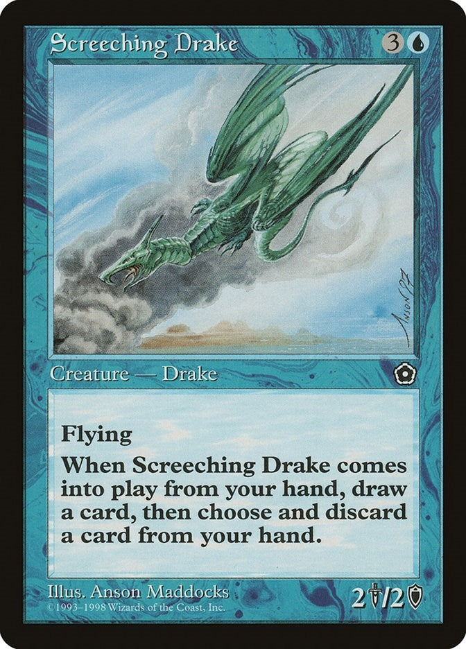 Image for Screeching Drake (Portal Second Age) - Magic: The Gathering