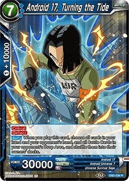 Image for Android 17, Turning the Tide (Draft Box 05 - Divine Multiverse) (DB2-036) - Dragon Ball Super: Masters