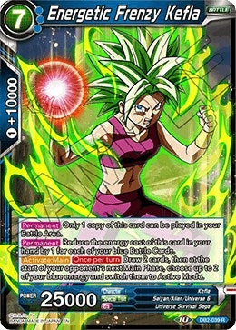 Image for Energetic Frenzy Kefla (Draft Box 05 - Divine Multiverse) (DB2-039) - Dragon Ball Super: Masters