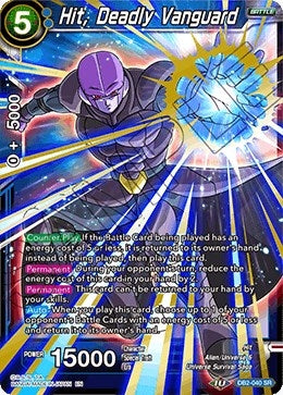 Image for Hit, Deadly Vanguard (Draft Box 05 - Divine Multiverse) (DB2-040) - Dragon Ball Super: Masters