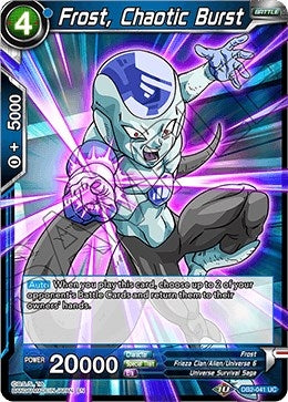 Image for Frost, Chaotic Burst (Draft Box 05 - Divine Multiverse) (DB2-041) - Dragon Ball Super: Masters