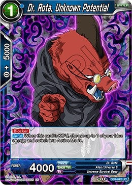 Image for Dr. Rota, Unknown Potential (Draft Box 05 - Divine Multiverse) (DB2-042) - Dragon Ball Super: Masters