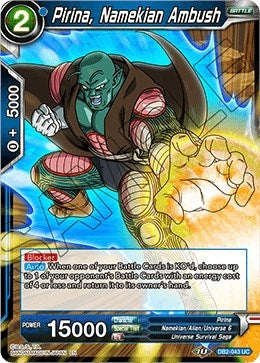 Image for Pirina, Namekian Ambush (Draft Box 05 - Divine Multiverse) (DB2-043) - Dragon Ball Super: Masters