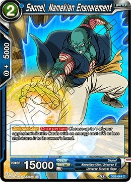 Image for Saonel, Namekian Ensnarement (Draft Box 05 - Divine Multiverse) (DB2-044) - Dragon Ball Super: Masters