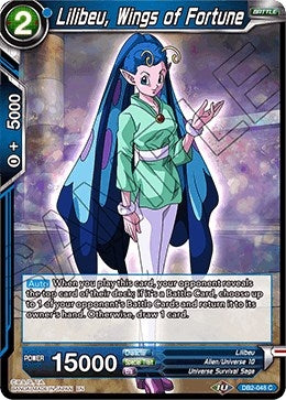 Image for Lilibeu, Wings of Fortune (Draft Box 05 - Divine Multiverse) (DB2-048) - Dragon Ball Super: Masters