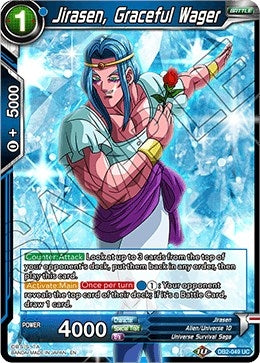 Image for Jirasen, Graceful Wager (Draft Box 05 - Divine Multiverse) (DB2-049) - Dragon Ball Super: Masters