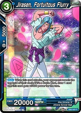 Image for Jirasen, Fortuitous Flurry (Draft Box 05 - Divine Multiverse) (DB2-052) - Dragon Ball Super: Masters