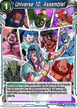Image for Universe 10, Assemble! (Draft Box 05 - Divine Multiverse) (DB2-064) - Dragon Ball Super: Masters