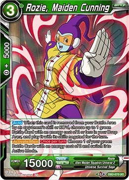 Image for Rozie, Maiden Cunning (Draft Box 05 - Divine Multiverse) (DB2-075) - Dragon Ball Super: Masters