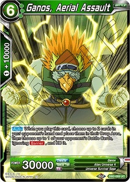 Image for Ganos, Aerial Assault (Draft Box 05 - Divine Multiverse) (DB2-089) - Dragon Ball Super: Masters