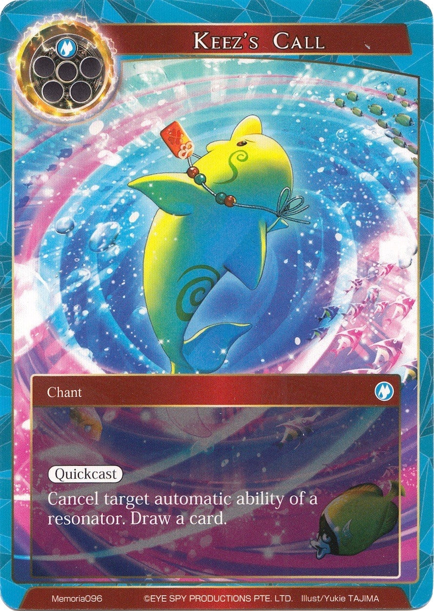 Image for Keez's Call (Alice Origin Memoria Cards) (Memoria096) - Force of Will