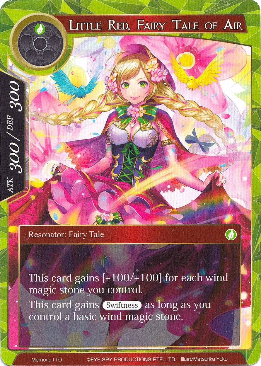 Image for Little Red, Fairy Tale of Air (Alice Origin Memoria Cards) (Memoria110) - Force of Will