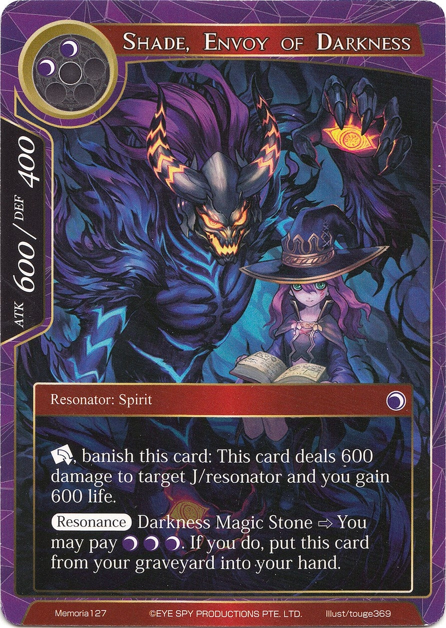 Image for Shade, Envoy of Darkness (Alice Origin Memoria Cards) (Memoria127) - Force of Will