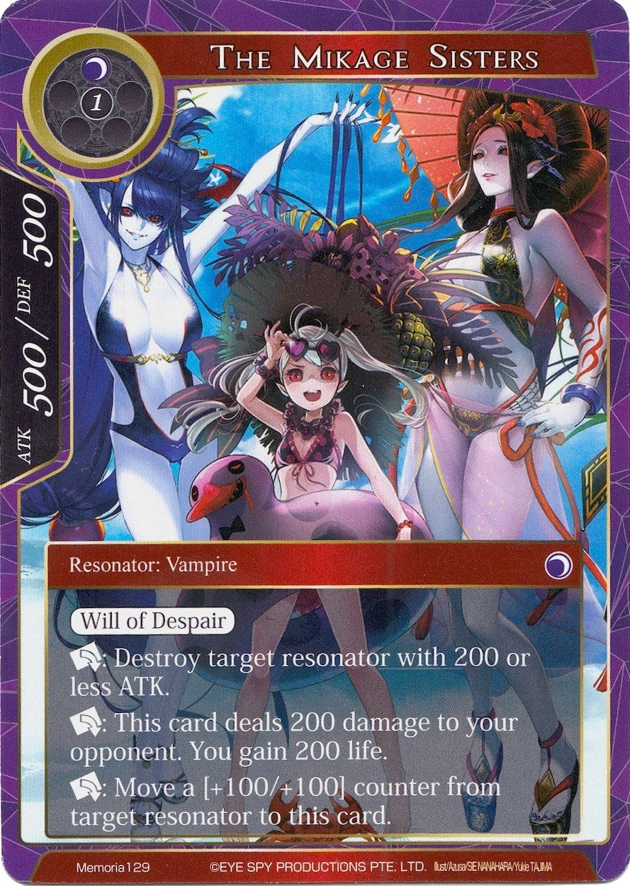 Image for The Mikage Sisters (Alice Origin Memoria Cards) (Memoria129) - Force of Will
