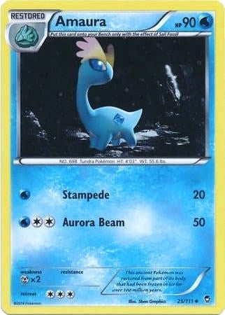 Image for Amaura - 25/111 (Cosmos Holo) (Miscellaneous Cards & Products) (025/111) - Pokemon