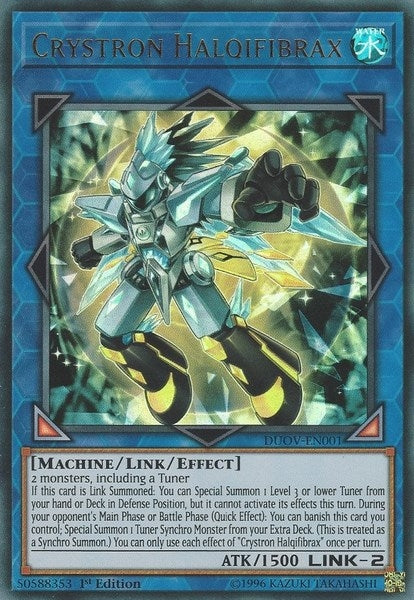 Image for Crystron Halqifibrax (Duel Overload) (DUOV-EN001) - YuGiOh