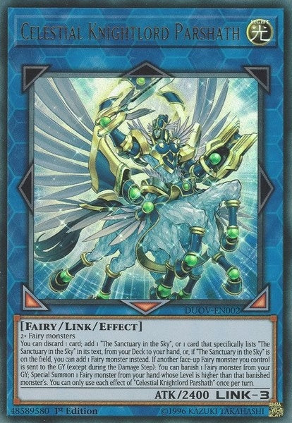 Image for Celestial Knightlord Parshath (Duel Overload) (DUOV-EN002) - YuGiOh