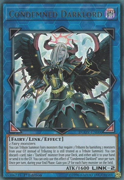 Image for Condemned Darklord (Duel Overload) (DUOV-EN006) - YuGiOh