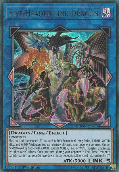 Image for Five-Headed Link Dragon (Duel Overload) (DUOV-EN007) - YuGiOh