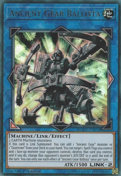 Image for Ancient Gear Ballista (Duel Overload) (DUOV-EN010) - YuGiOh